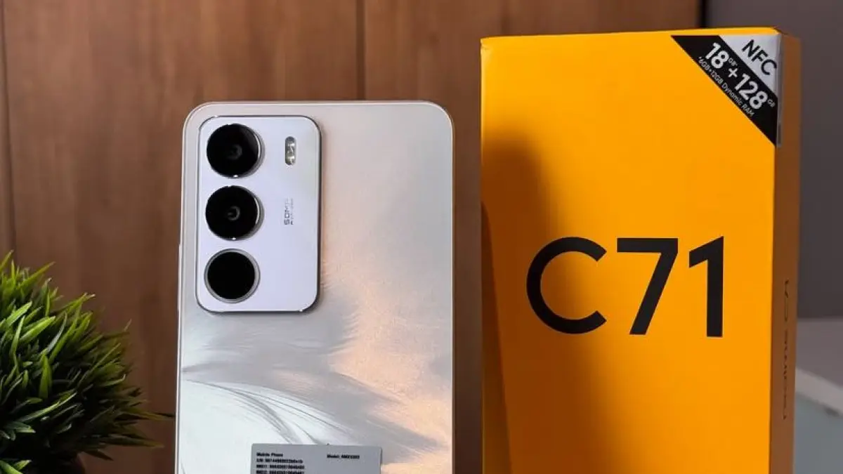 Realme C71 resmi meluncur! HP 1 jutaan dengan baterai 6300 mAh, tahan banting standar militer, dan layar 120Hz. Cek spesifikasi lengkapnya di sini!(Screenshot Instagram)