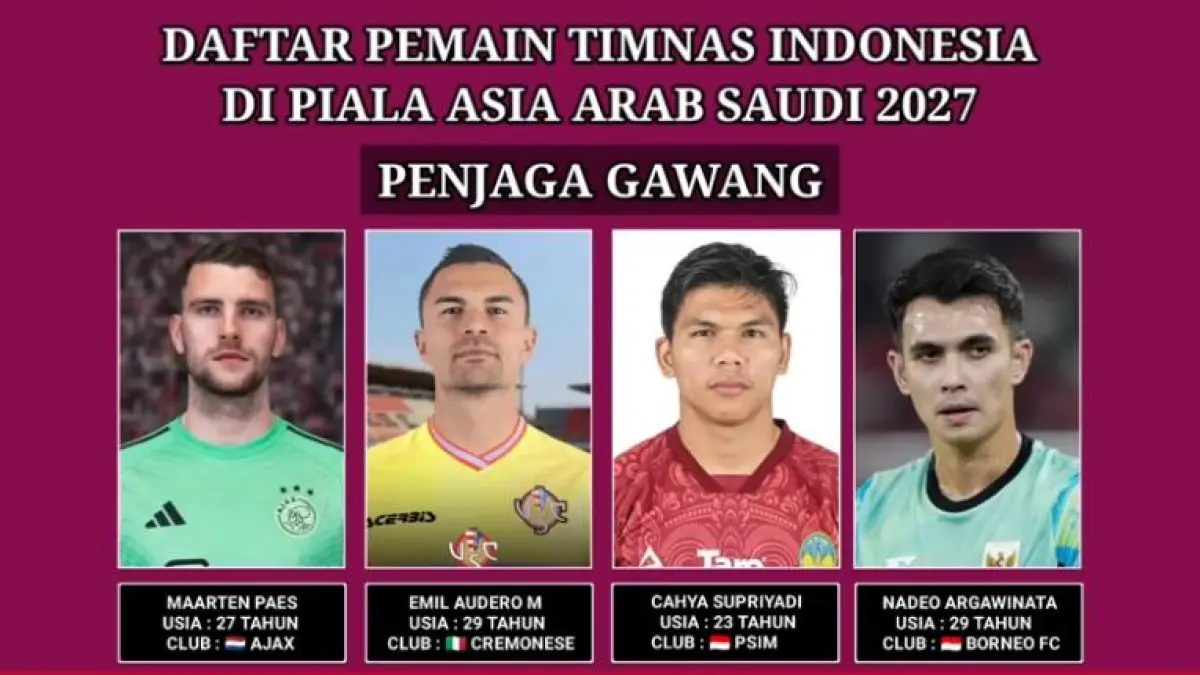 Cek Jadwal Lengkap Piala Asia 2027! Indonesia masuk grup neraka lawan Jepang dan Qatar. Intip daftar skuad pilihan John Herdman untuk Skuad Garuda.  (screenshot youtube)