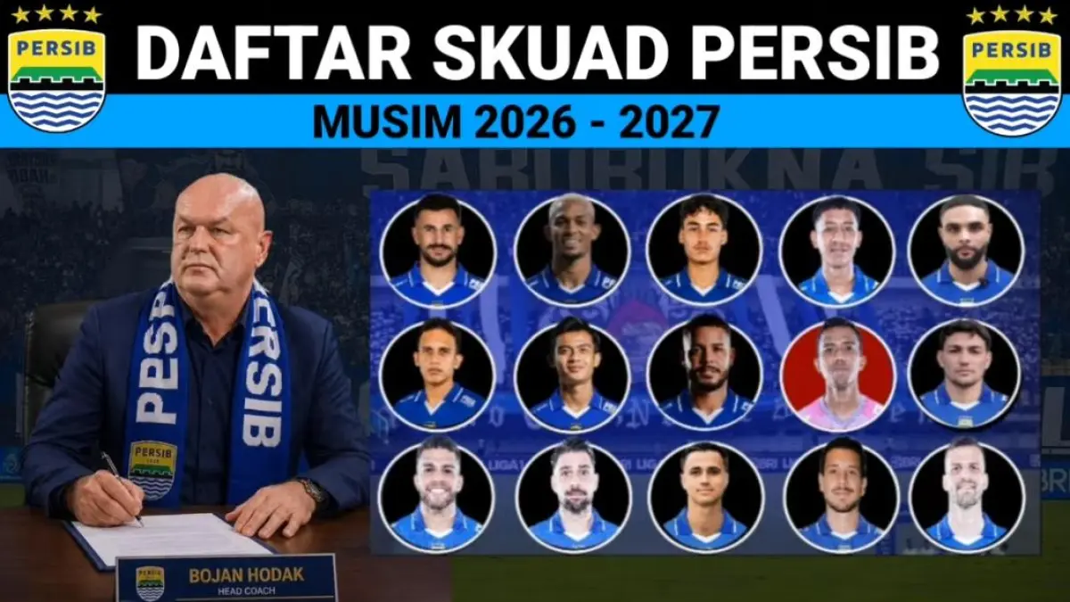 Daftar skuad Persib Bandung musim 2026-2027 diisi Pratama Arhan, Aymen Hussein hingga Gustavo Franca. 
( screenshot youtube )
