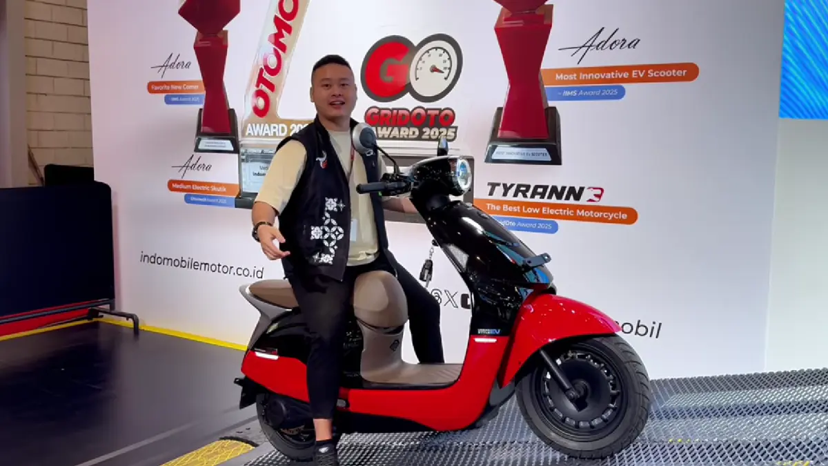 Motor listrik Indomobil Cutie dan Cutie Pro hadir di IMS 2026 dengan harga Rp15 jutaan dan fitur NFC hingga Hill Start Assist.
(screenshot youtube)