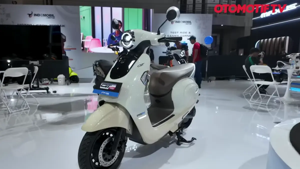 Motor listrik Indomobil Cutie hadir di Indomobil Expo 2026 dengan harga Rp15 jutaan dan jarak tempuh hingga 70 km.
(screenshot youtube)