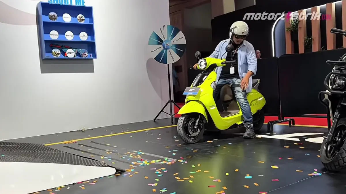 Motor listrik Indomobil Cutie meluncur di IMS 2026 dengan harga Rp15 juta dan jarak tempuh hingga 140 km.
(screenshot youtube)