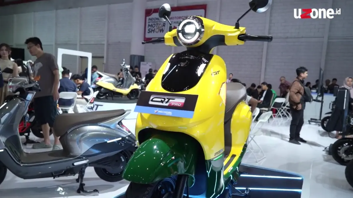 Motor listrik Indomobil E-Motor QT Pro hadir di IMS 2026 dengan desain retro ala skuter Italia dan harga mulai Rp15 jutaan.
(screenshot youtube)