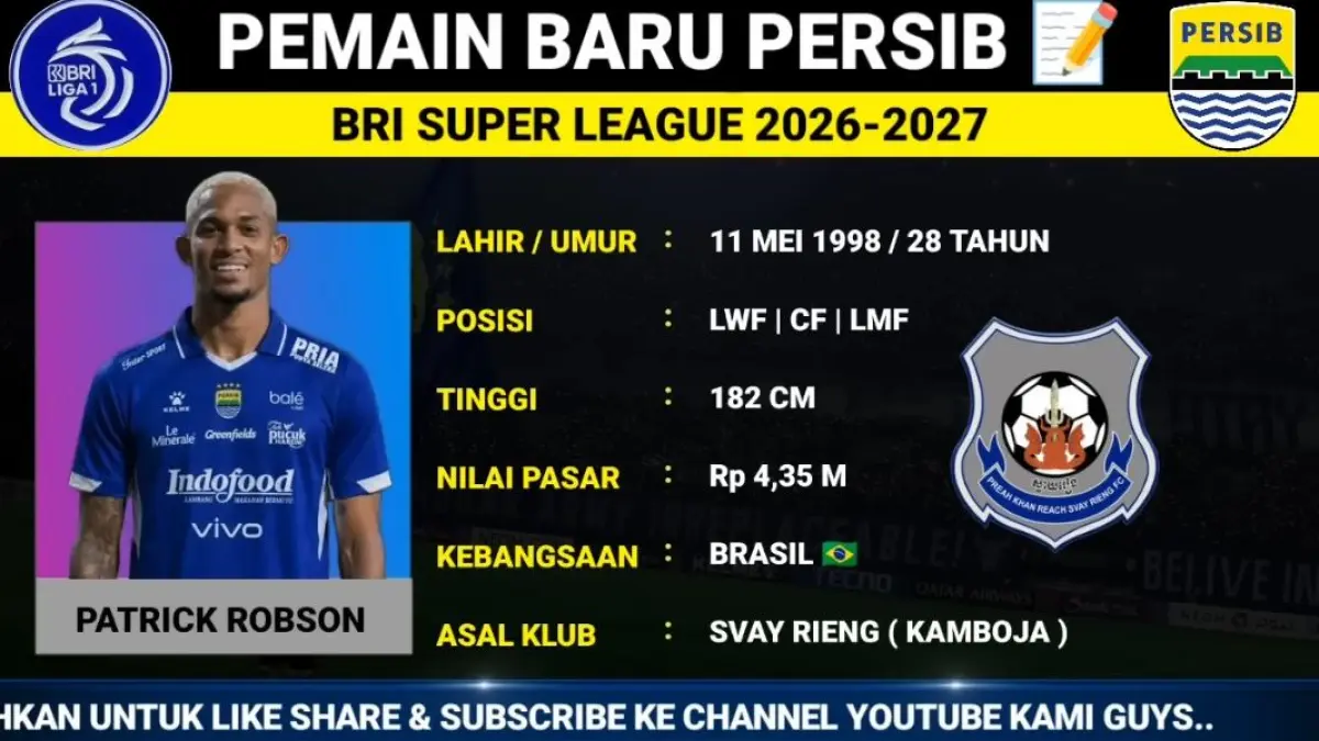 Persib Bandung dirumorkan membidik Pratama Arhan hingga Aymen Hussein untuk menghadapi musim 2026-2027.
( screenshot youtube )