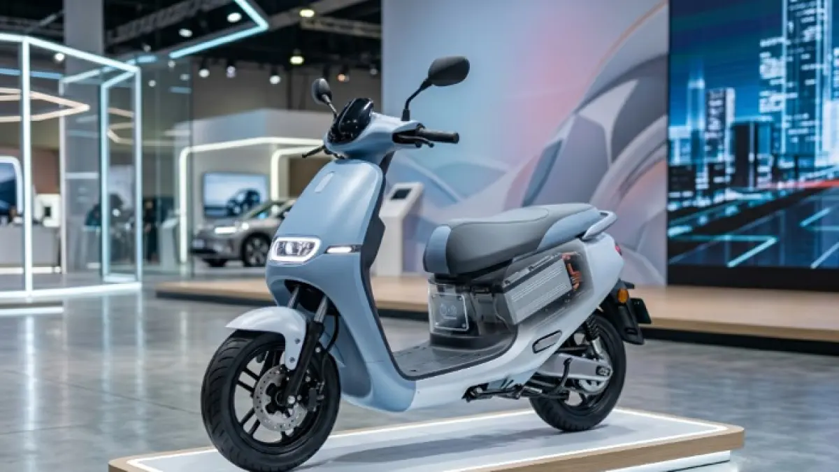 Motor listrik Indomobil Cutie hadir di IMS 2026, harga Rp15 juta sudah dapat baterai lithium. (Ilustrasi Gemini AI)