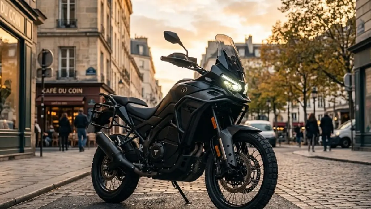 Motor listrik Tailing F5 hadir dengan jarak tempuh 100 km dan desain sporty futuristik. Cocok buat harian. (Ilustrasi Gemini AI)