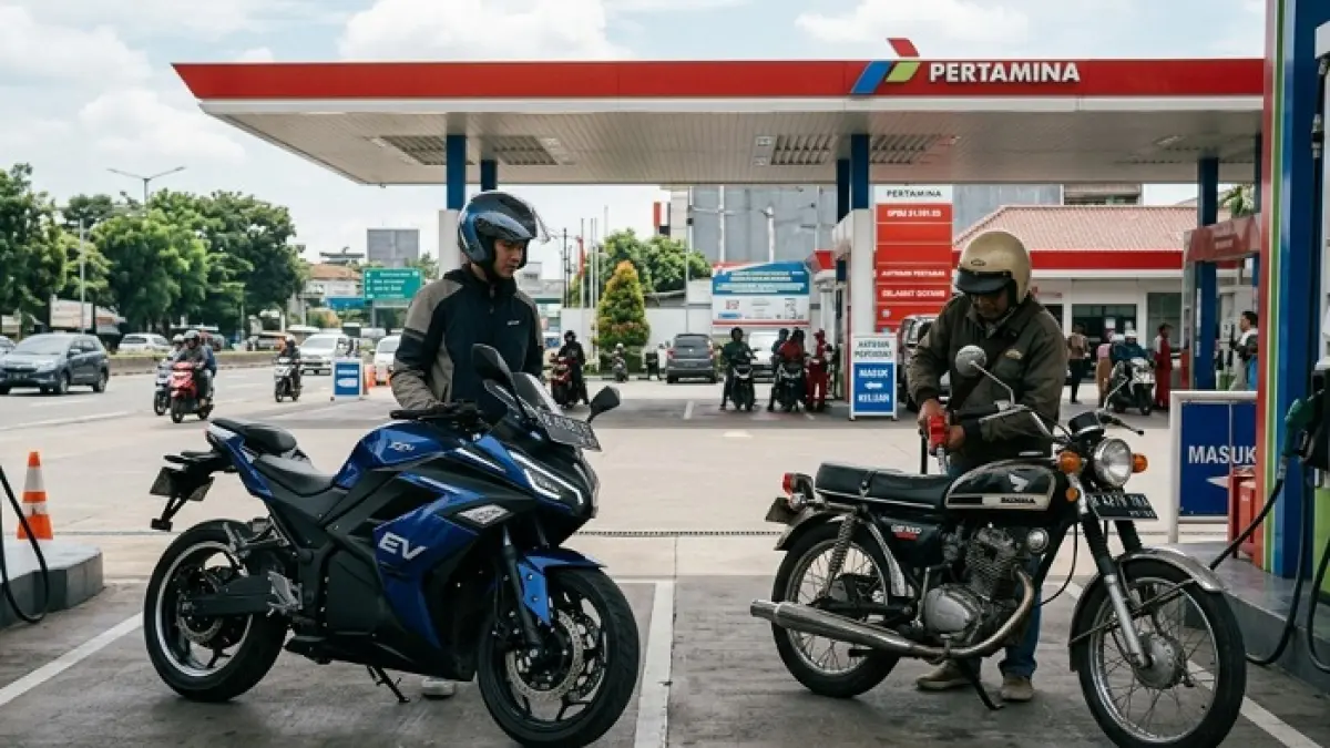 Pemilik Polytron Fox 350 viral usai keluhkan ECU error dan antrean servis bengkel resmi yang dinilai bermasalah. (Ilustrasi Gemini AI)