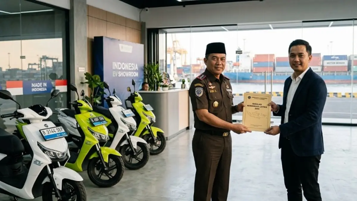 Subsidi motor listrik 2026 tengah dibahas pemerintah, termasuk insentif mobil listrik dan roadmap kendaraan listrik. (Ilustrasi Gemini AI)