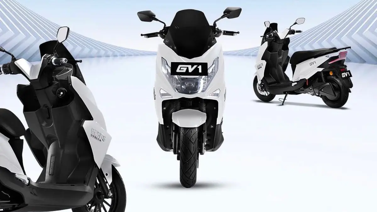Gesits GV1 hasil kolaborasi Gesits dan Volta hadir dengan fitur canggih, swap battery, dan jarak tempuh hingga 150 km.