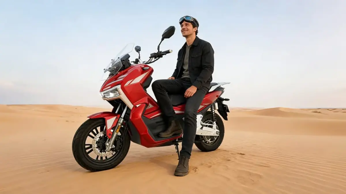 Polytron Fox 350 hadir gantikan Fox Air dengan posisi duduk lebih nyaman, fitur modern, dan jarak tempuh hingga 140 km.(Pinterest)