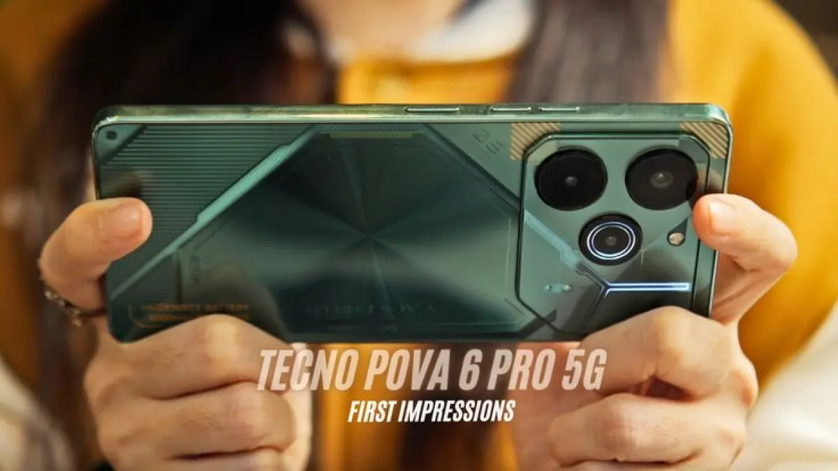 TECNO POVA 6 hadir dengan AMOLED 120Hz, Helio G99 Ultimate dan baterai 6000 mAh. Cocok jadi HP gaming 2 jutaan (Pinterest).
