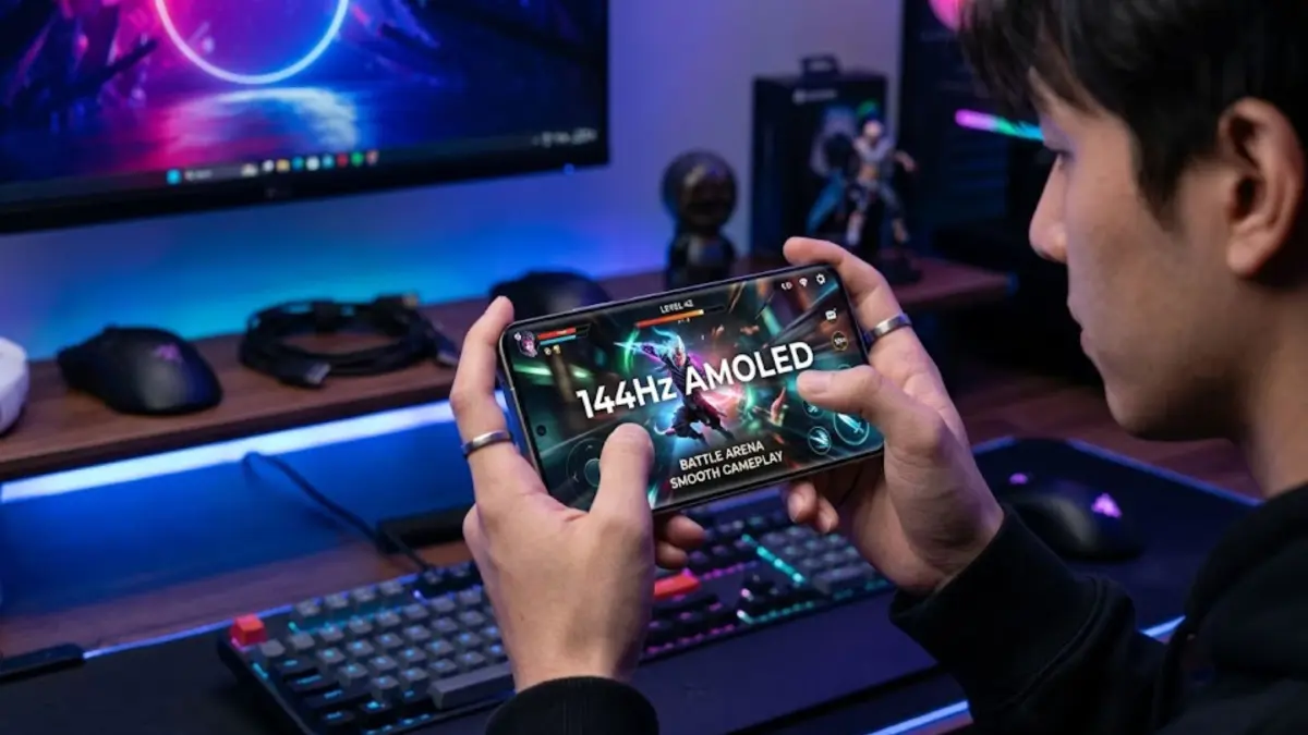 Realme GT7 hadir sebagai HP AMOLED 144Hz flagship dengan baterai 7000 mAh dan performa gaming super kencang. (Pinterest)
