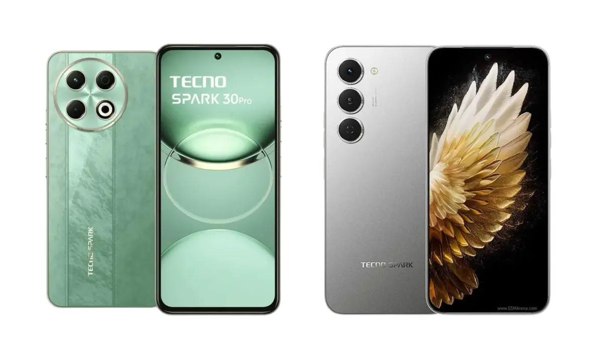 Tecno Spark 40 Pro hadir dengan desain premium ala flagship, layar AMOLED 144Hz, dan baterai 5200 mAh. (Pinterest)