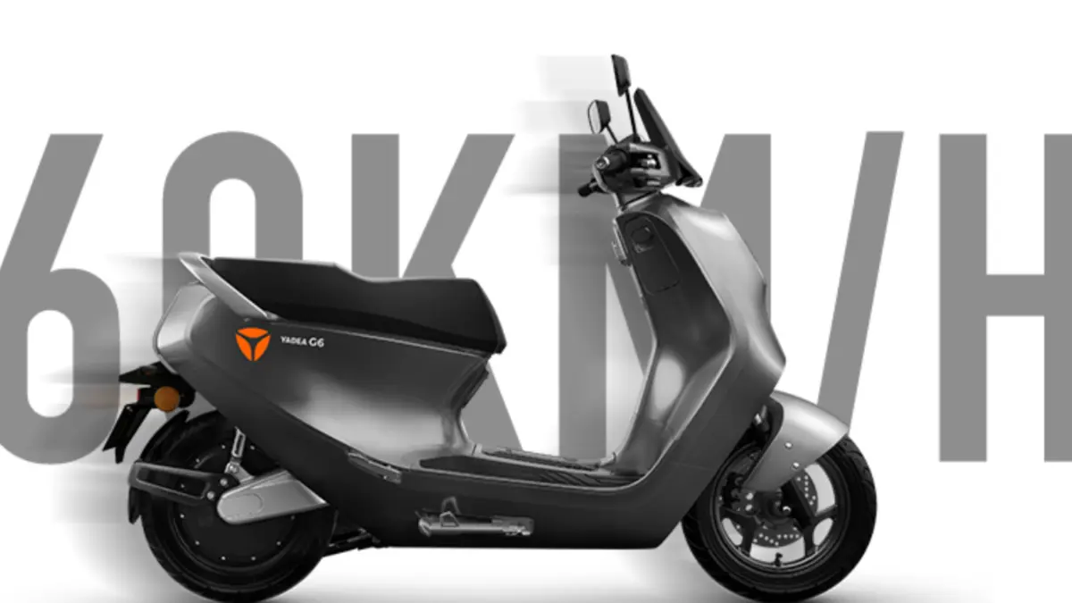 Review Yadea G6 terbaru dengan desain Red Dot Award, akselerasi halus dan jarak tempuh 100 KM. (PINTEREST)