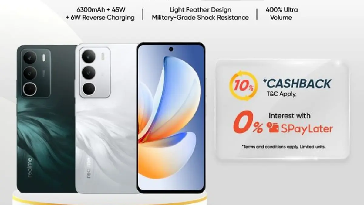 Realme C71 hadir dengan baterai 6300 mAh, 45W fast charging, dan body military grade di harga sejutaan. Simak review lengkapnya!(pinterest)
