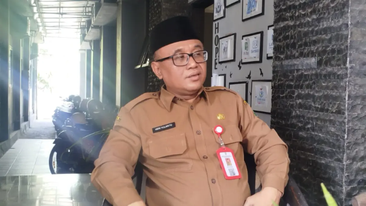 kepala BKPSDM Heri Yulianto. (ZAKI JAZAI/RADAR TRENGGLEK)