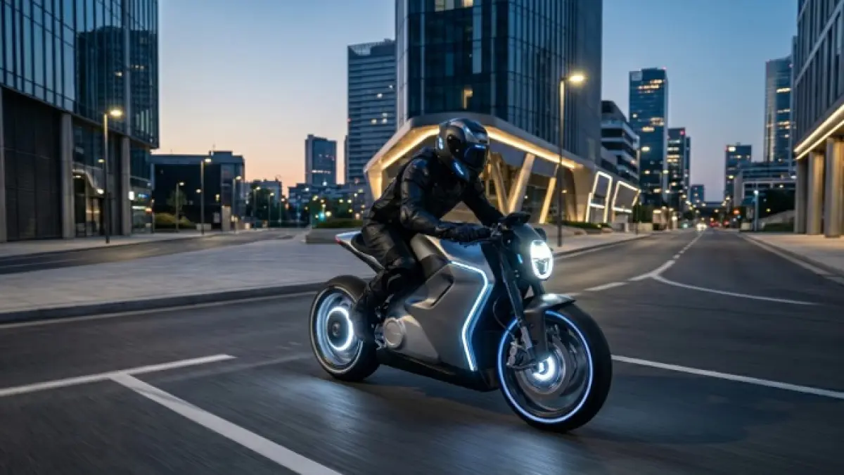 Polytron Fox Air resmi meluncur dengan harga Rp16 jutaan, kecepatan 90 km/jam dan jarak tempuh 130 km. (Ilustrasi Gemini AI)