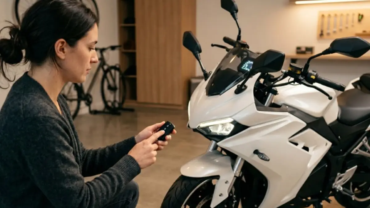 Review Polytron Fox 200, motor listrik dengan cruise control, Fox Alert, dan biaya cas cuma Rp3 ribu. (Ilustrasi Gemini AI)