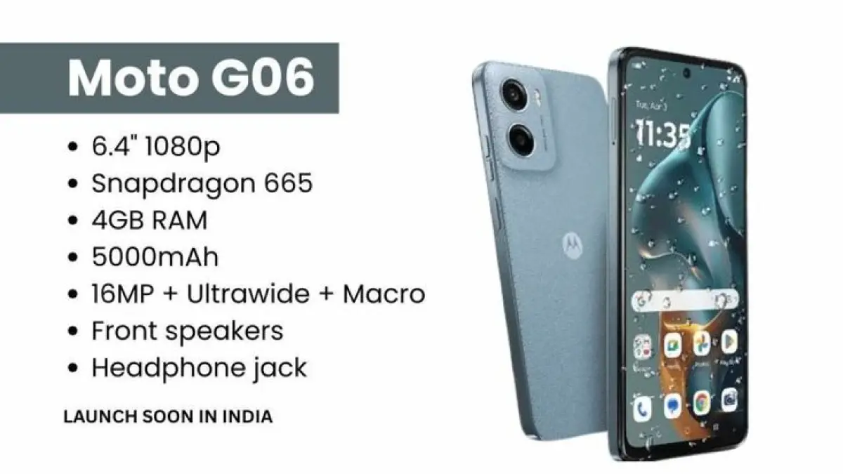 Motorola Moto G06 Power jadi HP Rp1 jutaan unggulan dengan baterai 7.000 mAh, layar 120 Hz, NFC, dan desain premium.