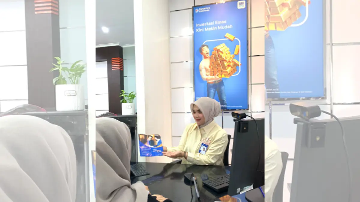 Rupiah melemah, tabungan emas digital di BRImo makin diminati masyarakat sebagai investasi aman, praktis, dan terjangkau.