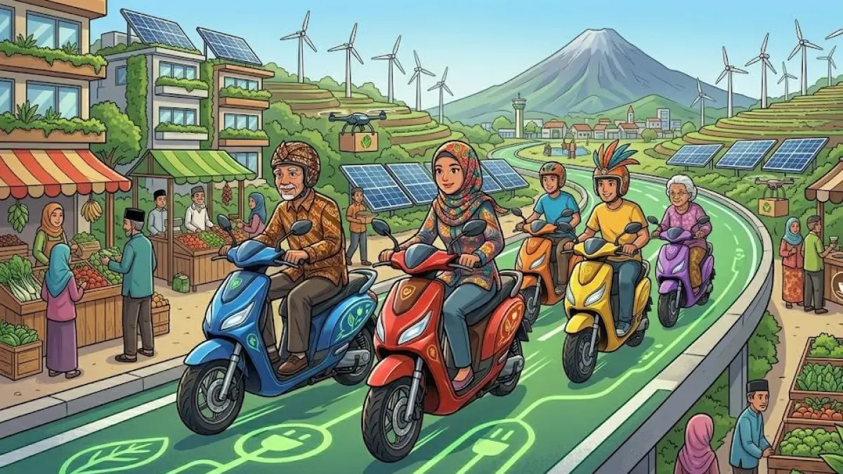 Subsidi Motor Listrik 2026 Resmi Dibuka untuk Umum, Tak Lagi Khusus UMKM, Ini Syarat dan Kuotanya (Gemini AI)