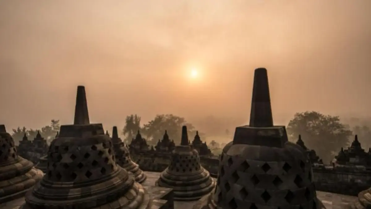 Ancient Mataram Kingdom shaped Java’s history through powerful dynasties and iconic temples like Borobudur.