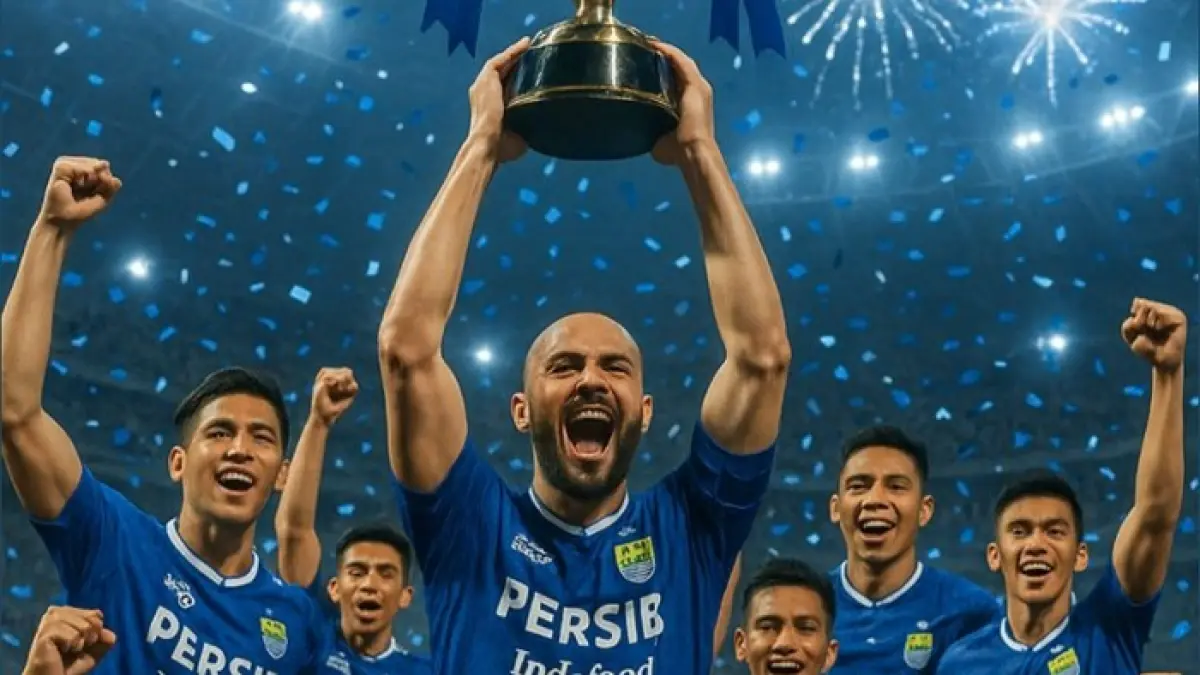 Konvoi juara Persib Bandung dipadati ribuan Bobotoh, Gubernur Jawa Barat beri bonus Rp1 miliar untuk Maung Bandung.