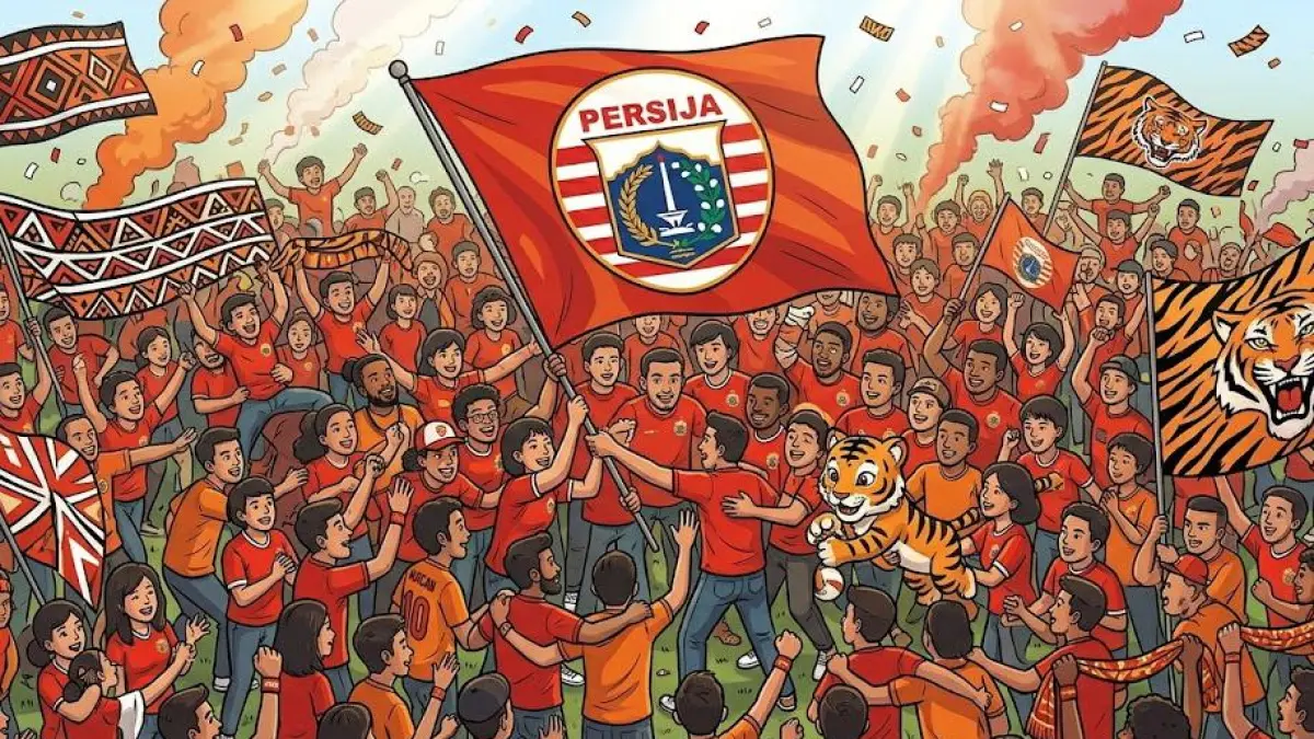 Perdamaian Suporter Indonesia Menguat, The Jak Mania dan Bonek Jadi Contoh, PSSI Diminta Tak Hanya Hukum tapi Juga Apresiasi (Gemini AI)