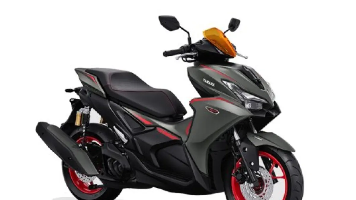 Yamaha Aerox 2026 hadir dengan warna baru Cyber City ungu-orange dan Turbo Elixir Dark Silver, harga tetap mulai Rp29 jutaan.