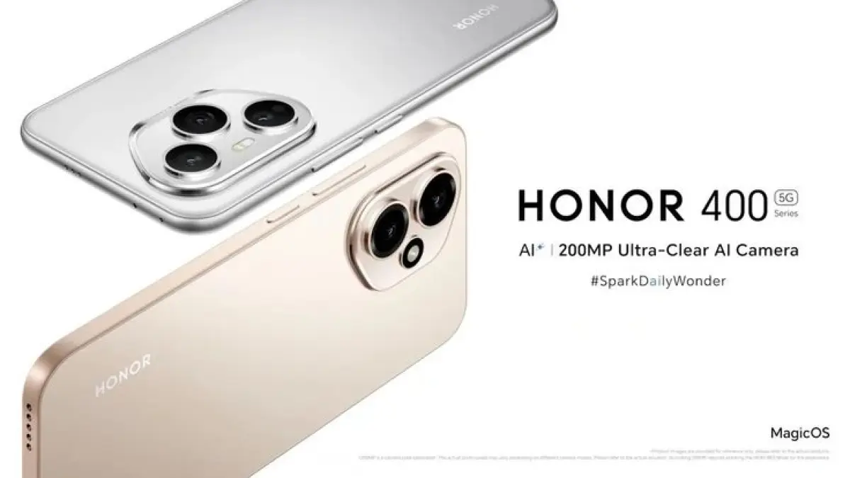 Honor 400 resmi hadir di Indonesia dengan AI canggih, kamera 200 MP, baterai 6000 mAh, dan layanan Google penuh (Pinterest).