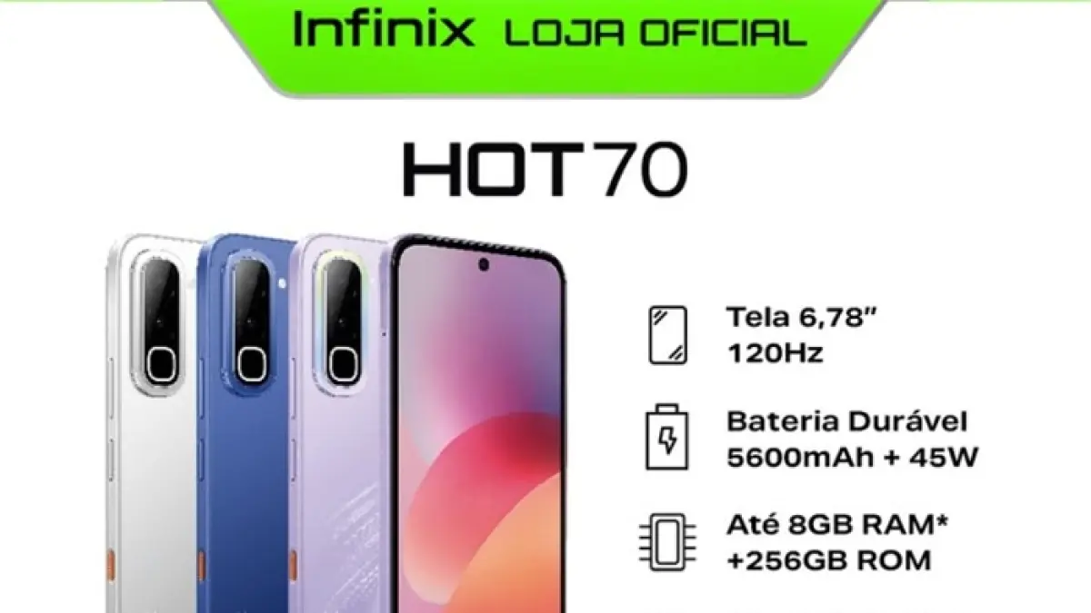Infinix Hot 70 Pro hadir dengan layar AMOLED 6,78 inci 120Hz, RAM besar, dan baterai jumbo untuk kebutuhan gaming. (PINTEREST)
