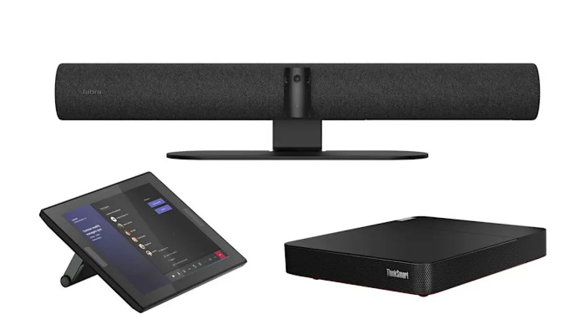 Jabra meluncurkan solusi video conference AI terbaru 2026 dengan sistem modular untuk ruang meeting kecil hingga extra large.(pinterest)