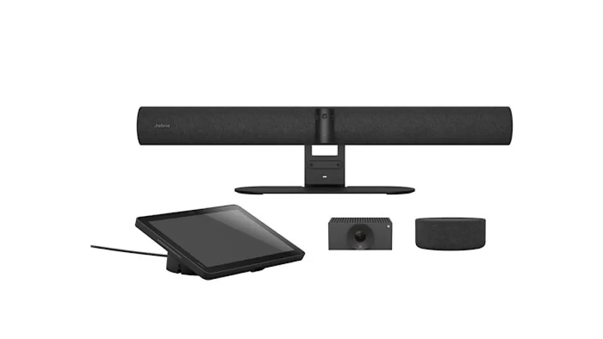 Jabra Room Kit resmi diperkenalkan di ISE Barcelona dengan multi kamera, audio 360 derajat, dan solusi meeting hybrid untuk ruang besar.(pinterest)