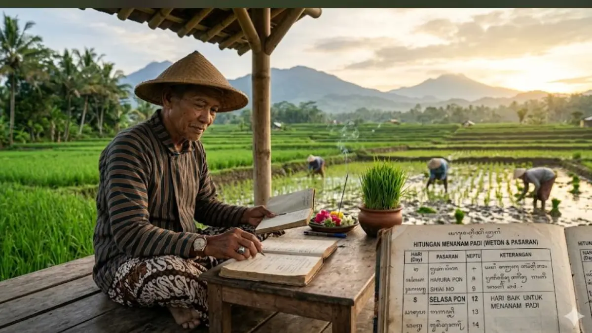 Hitungan Jawa saat menanam dipercaya membantu menentukan hari baik tanam berdasarkan weton dan pasaran Jawa.
( Gemini AI )