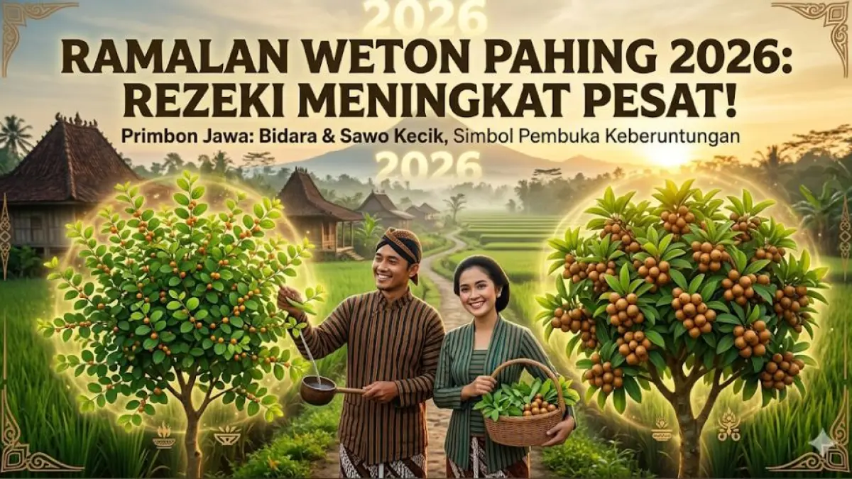 Rezeki weton Pahing 2026 diramal meningkat. Primbon Jawa menyebut bidara dan sawo kecik sebagai simbol pembuka keberuntungan.(GEMINI AI)