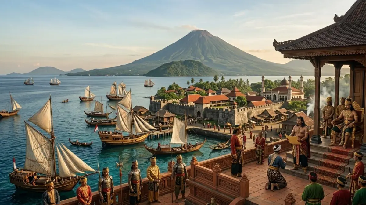 Kerajaan Majapahit paling terkenal karena kejayaan Hayam Wuruk dan Gajah Mada yang memperluas pengaruh Nusantara.gemini ai
