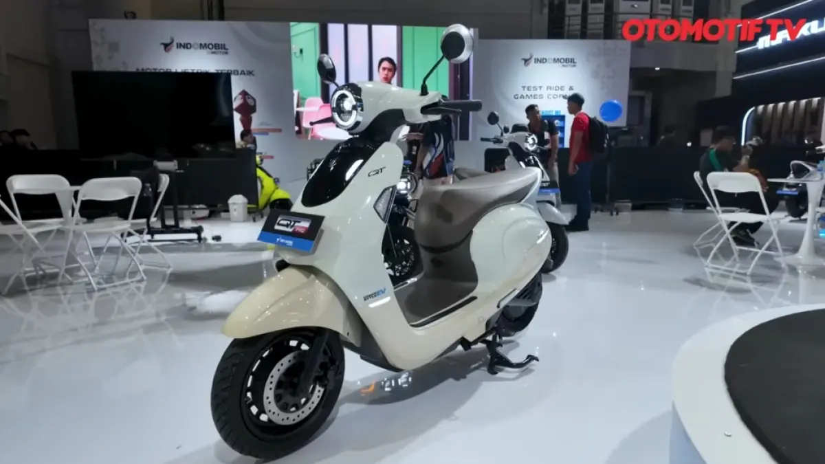 Motor listrik Cutie Indomobil debut di IMS 2026, harga Rp15 juta dengan fitur canggih dan jarak tempuh hingga 135 km.
(screenshot youtube)