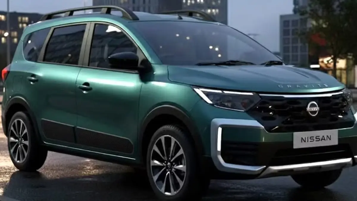 Nissan Gravite 2026 siap menantang Toyota Avanza dengan kabin luas, fitur modern, mesin 1.500 cc, dan harga kompetitif.(Gemini AI)