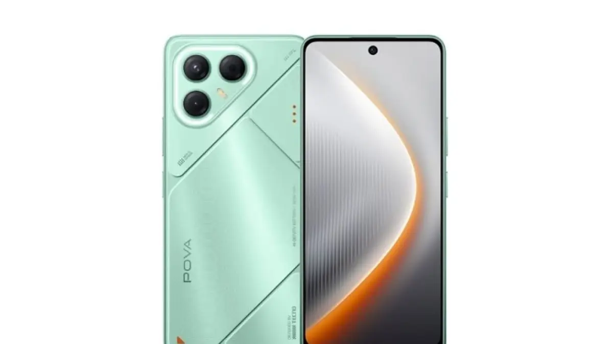 Tecno Pova 7 4G resmi hadir di Indonesia dengan baterai 7.000 mAh, kamera 108 MP, layar 120 Hz, dan harga mulai Rp1,9 jutaan.(Gemini AI)