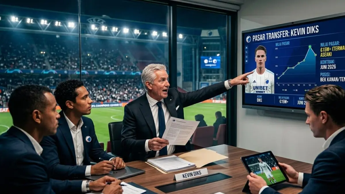Kevin Diks termahal ASEAN naik drastis berkat performa konsisten di Eropa dan menarik perhatian klub besar.