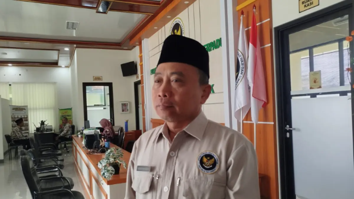 SUBKAN HAMZAH Kepala Kantor Kemenhaj Trenggalek (ZAKI JAZAI/ RADAR TRENGGALEK)