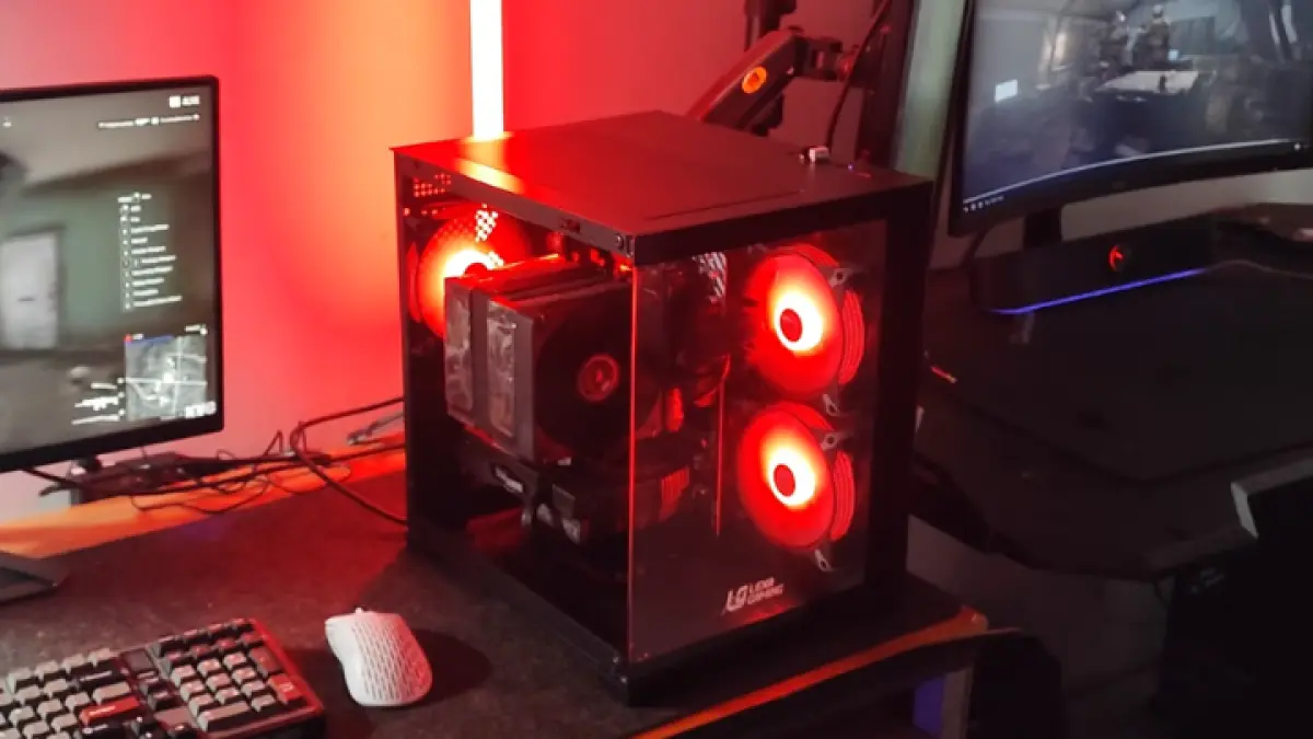 PC gaming Ryzen 5 7500F dan RTX 2060 siap tempur, andalkan performa gaming Full HD.(YT. 
Kentang Tech)

