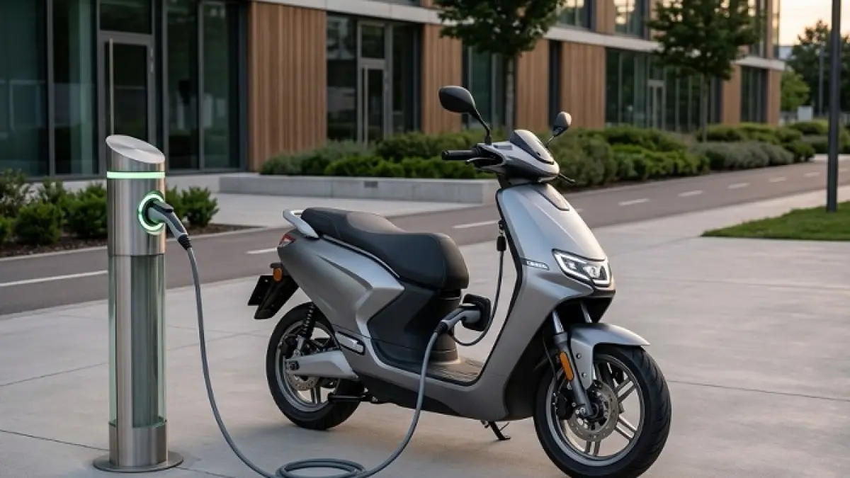 Tailing F5 hadir dengan jarak tempuh 100 km, motor 2.000 watt, dan fitur modern yang cocok untuk mobilitas harian. (Ilustrasi Gemini AI)