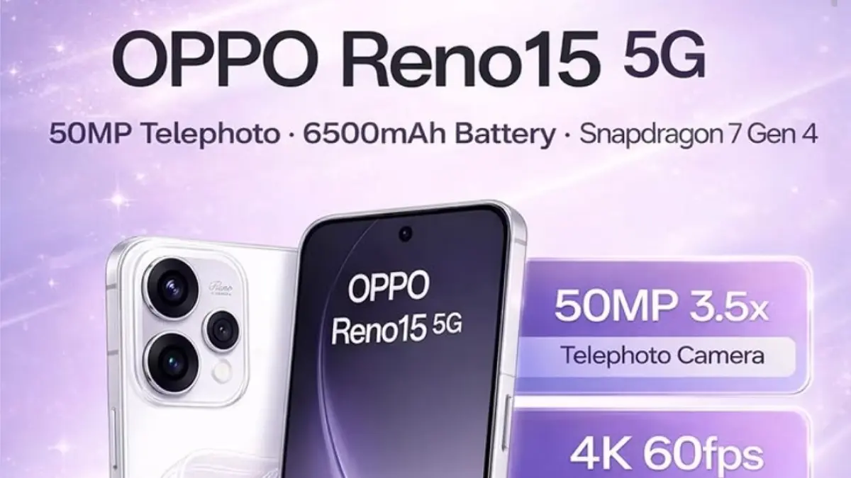 HP Oppo 5G RAM 8/256 GB terbaik 2026 menawarkan baterai jumbo dan performa kencang. Cek daftar lengkapnya. (SC YOUTUBE)