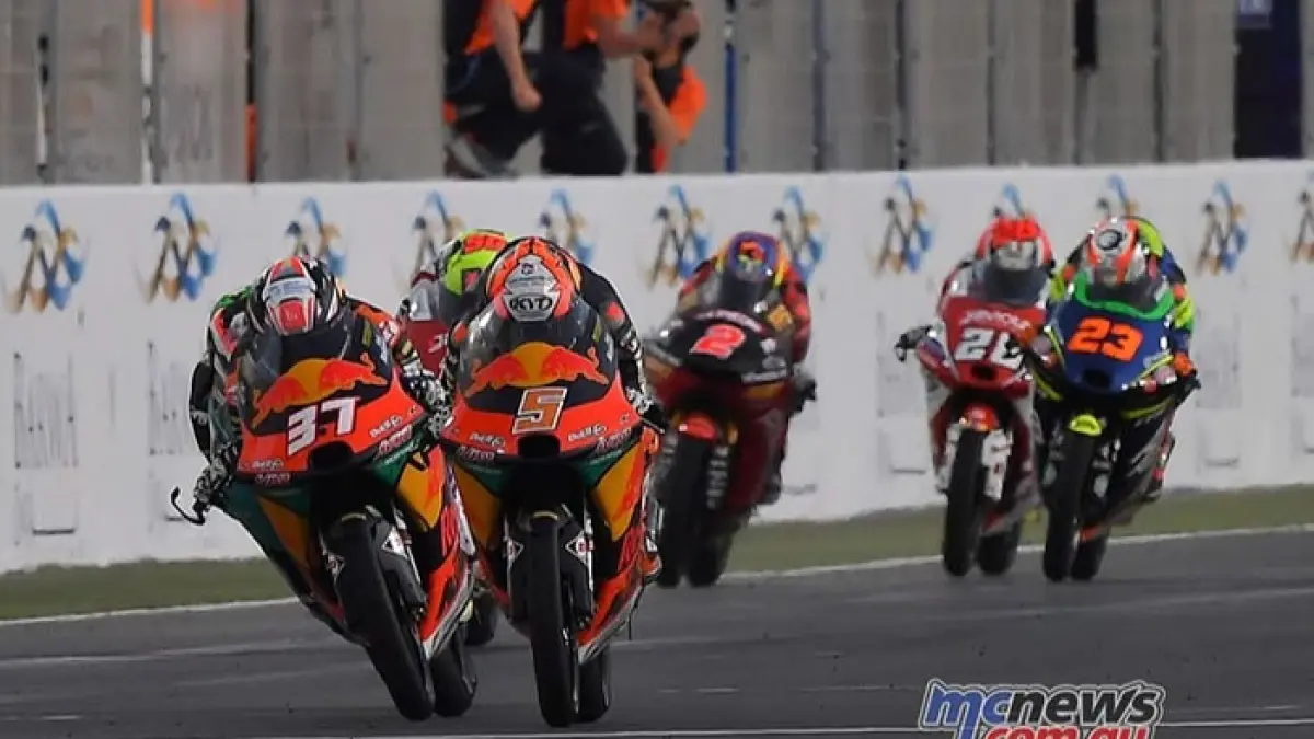 Veda Ega Pratama kembali memimpin klasemen Rookie Moto3 2026 setelah Brian Uriarte didiskualifikasi akibat pelanggaran regulasi teknis.(Pinterest)