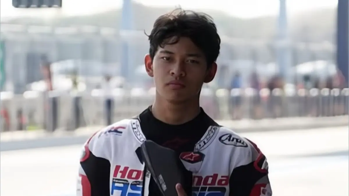 Profil Veda Ega Pratama, pembalap muda Gunung Kidul yang dijuluki Marc Marquez Kecil usai aksi penyelamatan lutut gempar di Asia Talent Cup!