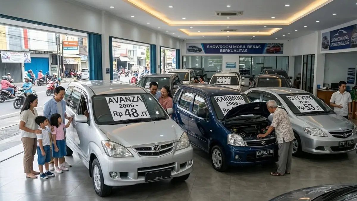 Mobil bekas 50 jutaan terbaik masih jadi incaran. Simak alasan dan tips memilih kendaraan berkualitas dengan budget terbatas.