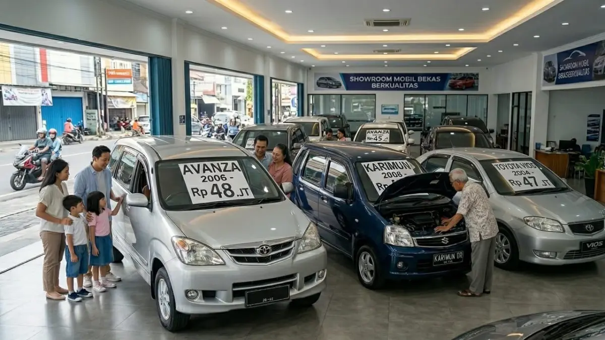 Mobil bekas 50 jutaan terbaik masih menjadi solusi kendaraan murah dengan pilihan beragam dan biaya kepemilikan yang terjangkau.