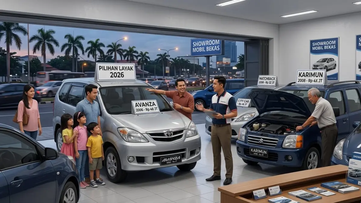 Mobil bekas 50 jutaan terbaik menjadi solusi hemat bagi keluarga muda dengan pilihan kendaraan yang masih nyaman dan fungsional.

