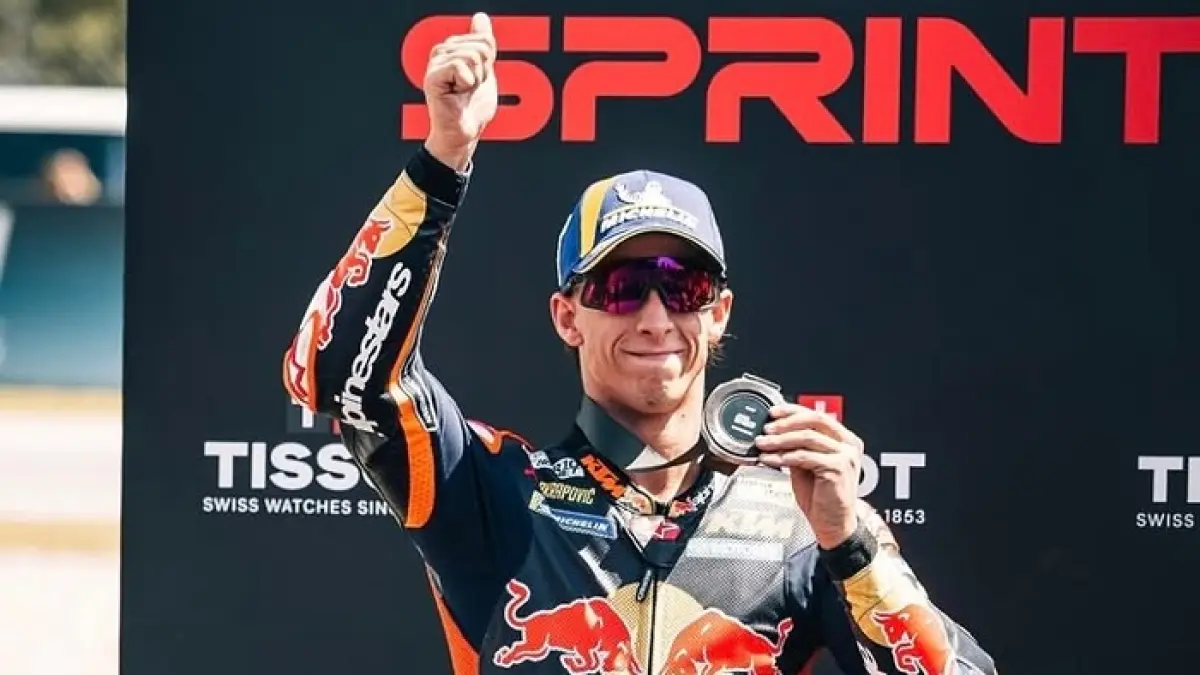 Pedro Acosta tercepat di tes MotoGP Barcelona 2026. KTM tampil impresif dan siap menantang rival jelang Mugello.(Gemini AI)